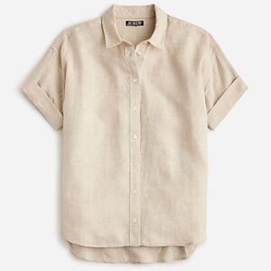 J Crew: Capitaine shirt in Baird McNutt Irish linen. New/never worn, but no tags